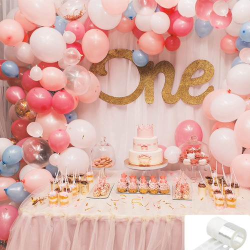 Kit De Arco De Globos, 12 Rollos De Guirnalda De Globos, Tir