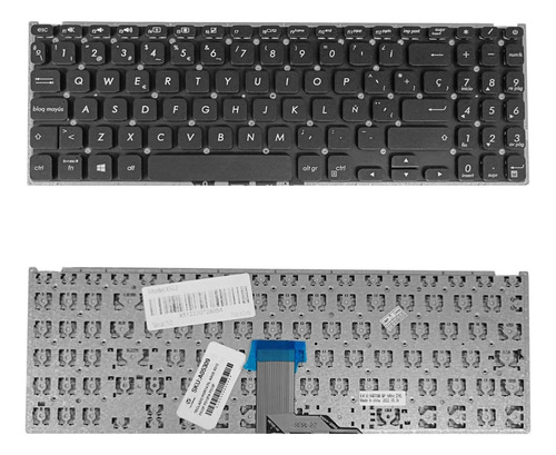 Teclado Portatil Asus  F512ua, F512ub, X512, X512d Negro