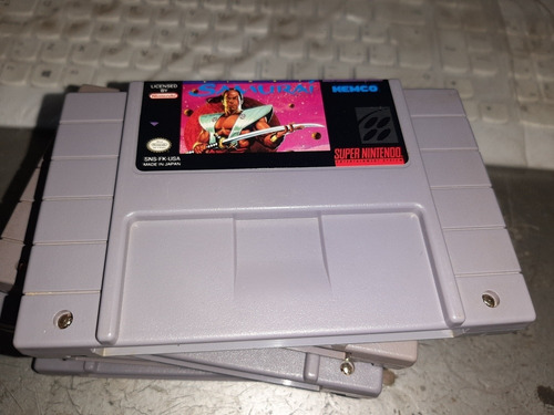 First Samurai Para Super Nintendo,original Y Funciona.