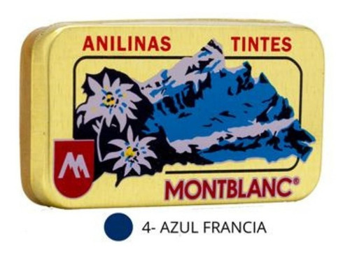 Pacote de 3 anilinas Montblanc® Cajita Dorada Cor 4. Pacote 3 da Azul Francia