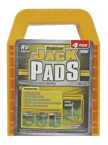 Camco Rv Stabilizing Jack Pads Ayuda A Evitar Que Jacks Se H