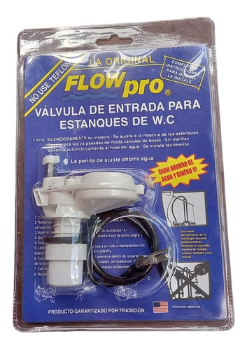 Válvula Llenado Estanque Silenciosa Wc Flowpro // Ferre Val