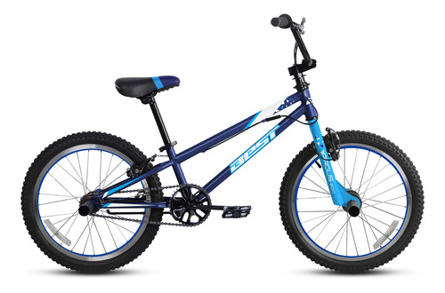 Bicicleta Best De Niño Argus Aro 20 Azul/blanco