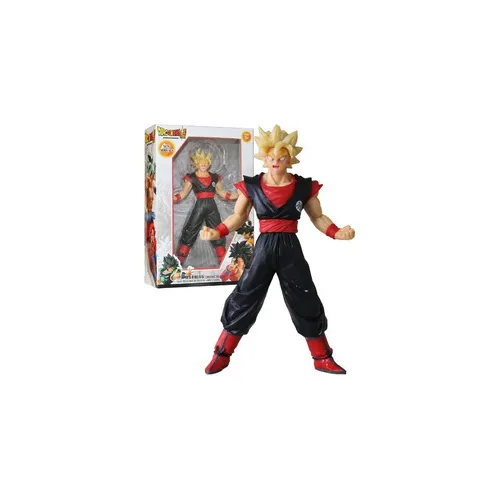 Boneco do Dragon Ball z Goku SSJ Preto Brinquedo de Coleção 17 cm Pvc Colecionador