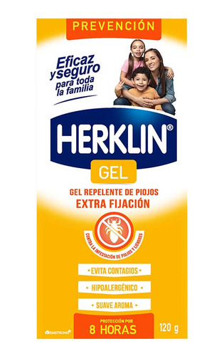 Herklin Repelente De Piojos 120 Gr Tubo 100 Gr