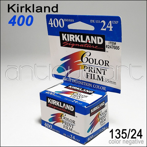 A64 Rollo Kirkland 400 Asa 35mm Negativo Color 24 Expo 135mm
