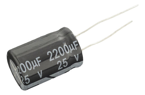 5 Unidades De Capacitor Electrolítico De Aluminio 2200uf 