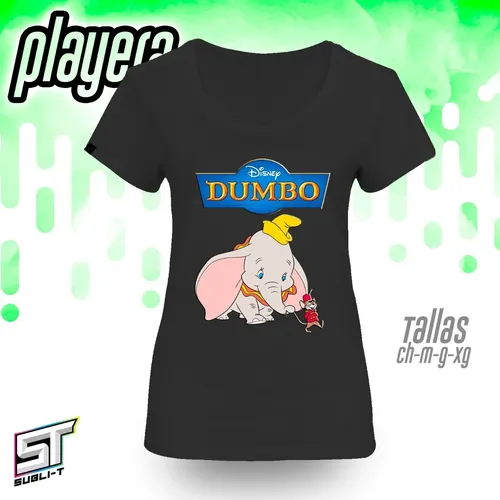 Playera Dumbo Disney 085 De Color