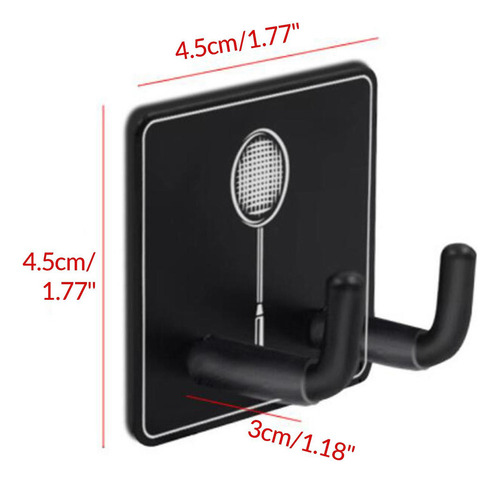 De Pared Para Raqueta De Bádminton De Acero Inoxidable