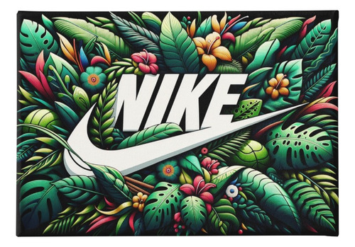 Cuadro Mural Canvas Nike Selva Tropical 75 X 120