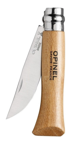 Navaja Opinel N°9 Inox Haya 123100-9vrn + Funda De Cuero