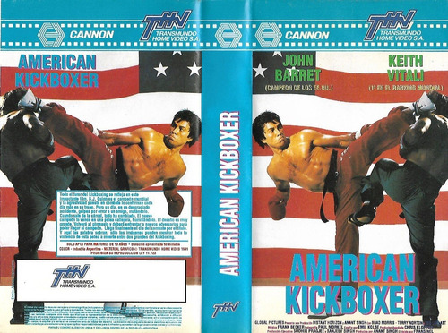 American Kickboxer Vhs John Barret K. Vitali Artes Marciales