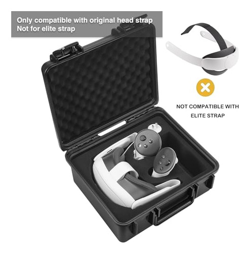 Estuche Rígido Compatible Con Meta Quest 3s / Quest 3 Vr Hea