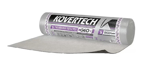 Membrana Asfáltica Transitable Kovertech Geotextil 4mm