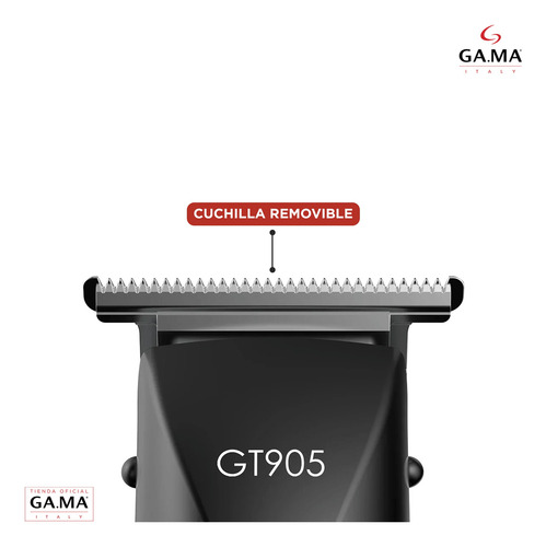 Cortapelo Trimmer Gama Se Gt905 Con Base De Carga