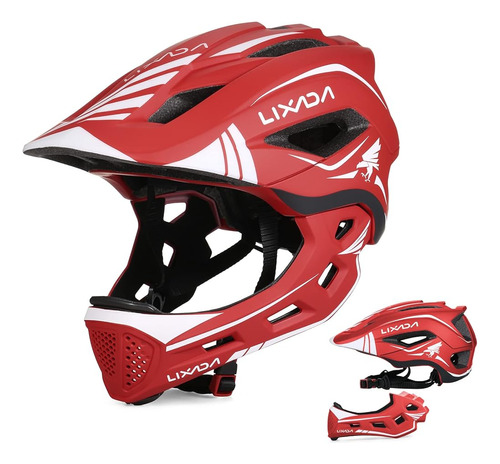 Casco De Ciclismo Para Niños Lixada Casco Integral Desmontab