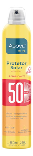 Protetor Filtro Solar Aerosol Spray Fator 50fps Above 350ml