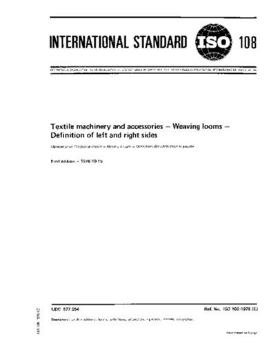 Iso 1081976 Maquinaria Textil Y Accesorios Telares Definicio