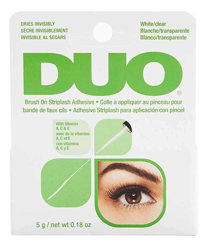 Duo Adhesivo Liquido Para Pestanas Postizas, Color Blanco/tr