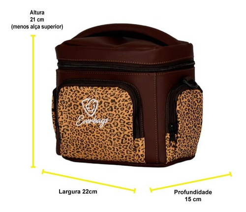 Bolsa Térmica Marmita Fitness Academia Feminina Lancheira 03