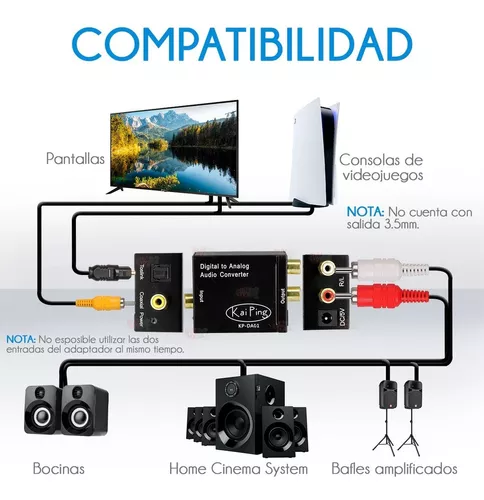 Convertidor RCA a coaxial