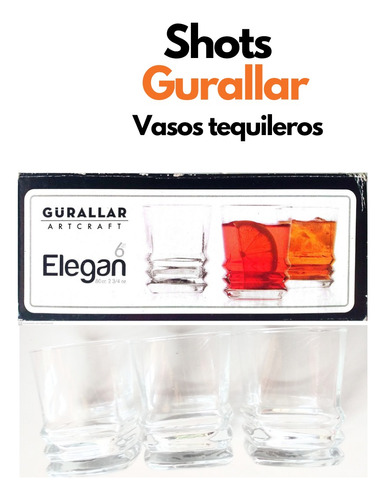 Shots Gurallar / Vasos Tequileros Pack 6