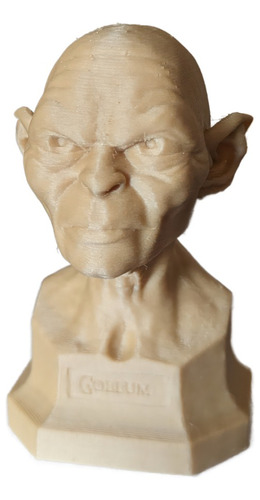 Busto De Gollum Impreso 3d 9.5 Cms Pla