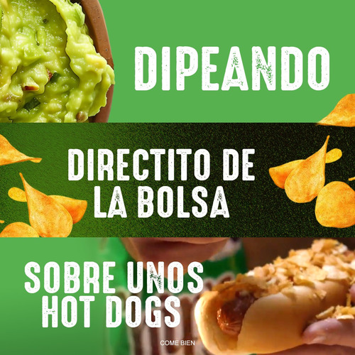 Papas Barcel Chips Surtidas 4 Pzas De 170 Gr