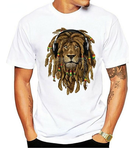 K Playera Rasta León De Judá