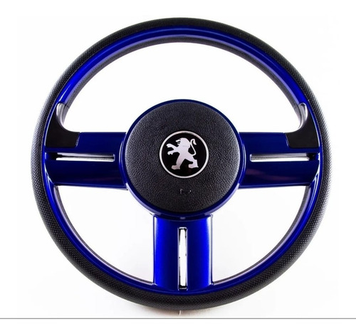 Imagen 4 de 5 de Volante Deportivo Rallye Peugeot 106/206/207/306 Azul