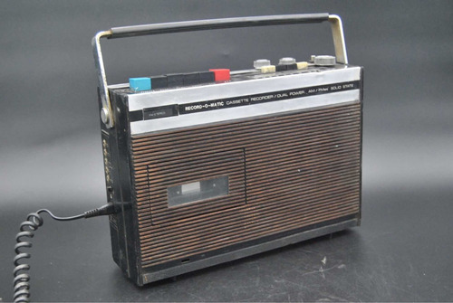 Antigua Radio Radiograbador Vintage Funcionando Viejo