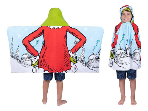 Franco Grinch Por Dr. Seuss Holiday Kids Baño / Piscina / Pl