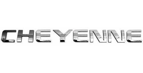 Emblema Letras Cheyenne Chevrolet Con Guia