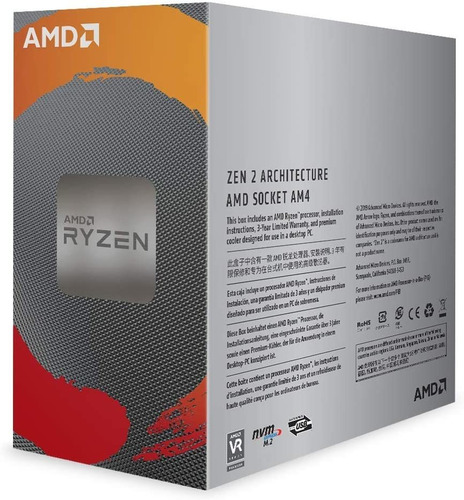 Amd Ryzen 5 3600 Processor, 6 Cores, 12 Threads, 4.2 Ghz