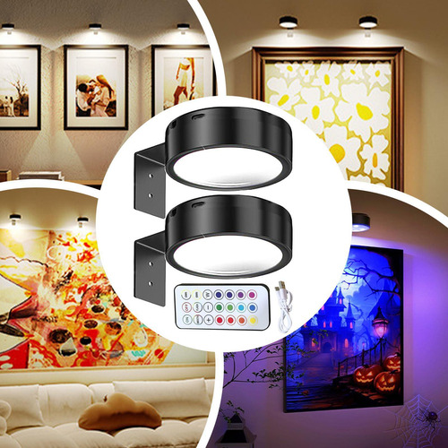Luz Para Cuadros Lámpara De Arte Led Recargable Usb Luz Para