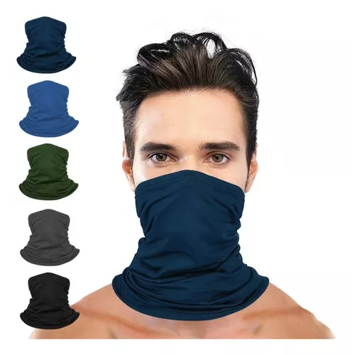 Máscara de bufanda negra hecha a mano / Negro Balaclava para