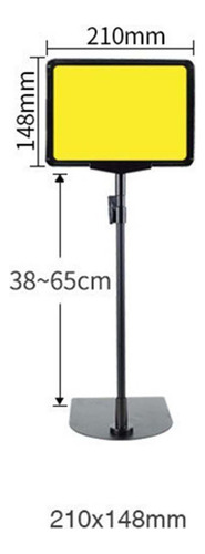 Soporte De Letrero De Piso Ajustable Con Soporte De Marco
