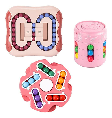Cubo Frijol Mágico Giratorio Para Dedos, Juguetes Educativos