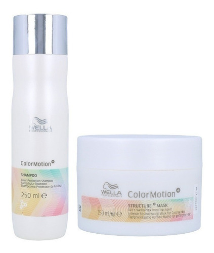 Shampoo + Mascarilla Wella Color Motion Protector De Color 