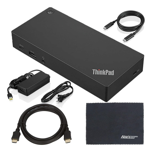 Lenovo Thinkpad (40as0090us) Usb Type-c Dock Gen 2 + Cable H