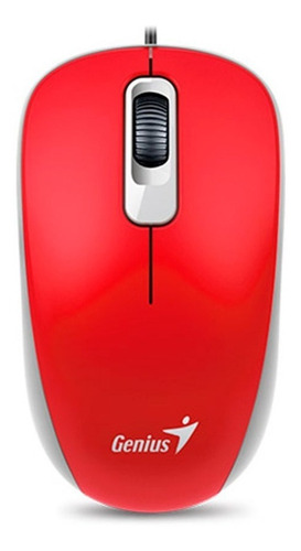 Mouse Genius DX-110 USB rojo pasión