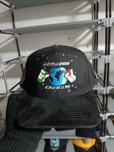 Gorra La Ley De La Atracción - Rico Hats X Tigre Original Negro Ajustable