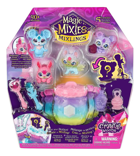 Magic Mixies Mixlings Caldero Magico Pack X5 Crystal Woods 
