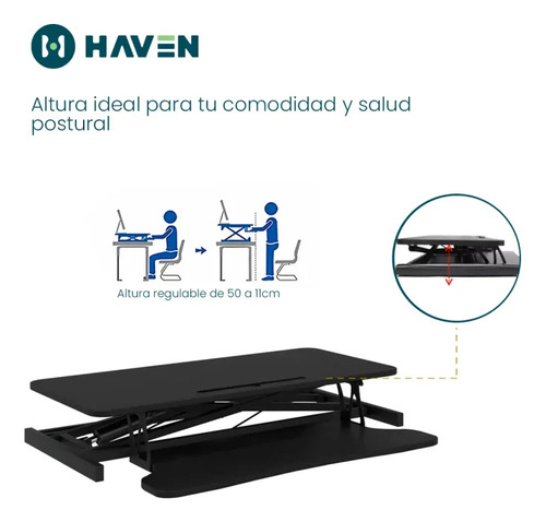 Organizador Para Mesa De Escritorio Elevable Haven D102