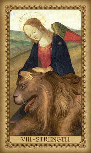 Imagem 3 de 8 de Influence Of The Angels Tarot Bordas Douradas Original