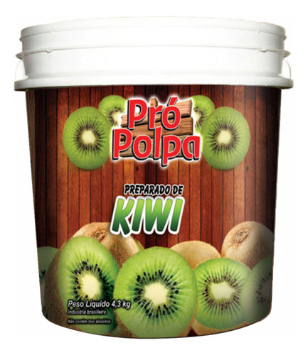 Polpa De Kiwi Propolpa 4,3 Kg Drinks Sorvete Bolo