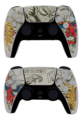 Skin Spiderman Para Playstation 5 Standard Ps5+2stickers Spiderman_comic
