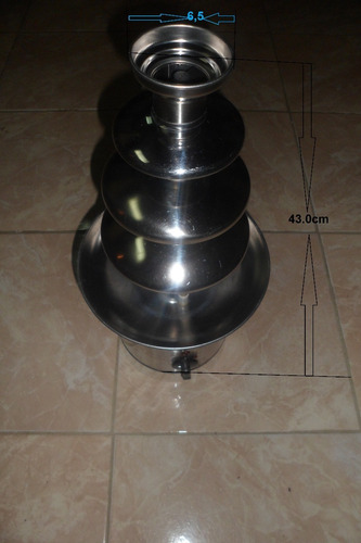 Fuente De Chocolate Eurochef 4 Niveles