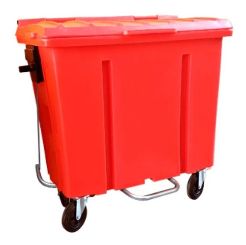 Container De Lixo 1000 Litros Com Pedal E Rodas