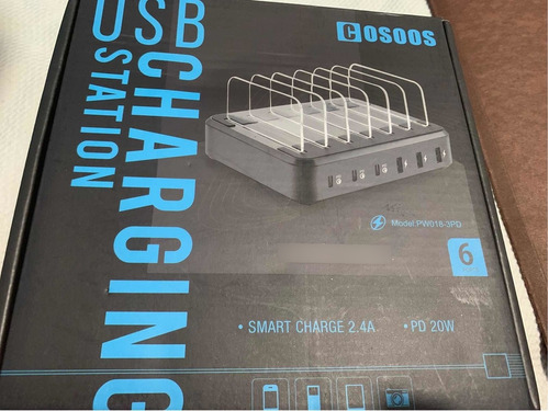 Estación De Carga Múltiple Puerto Usb Para Teléfonos Celular